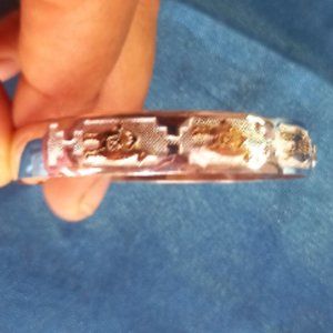 18k gold plated 950 sterling silver Peruvian bracelet